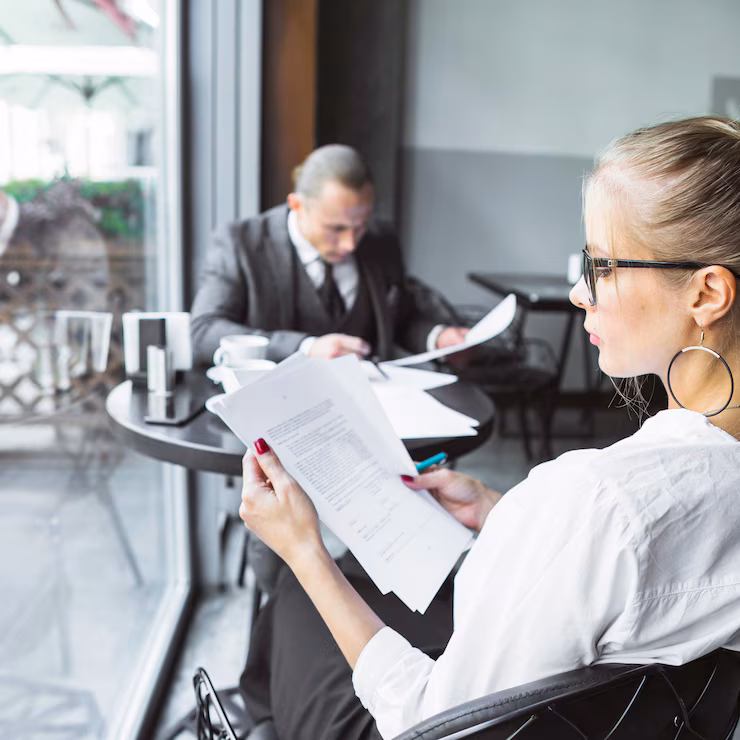 corporate law documentation and business registration papers